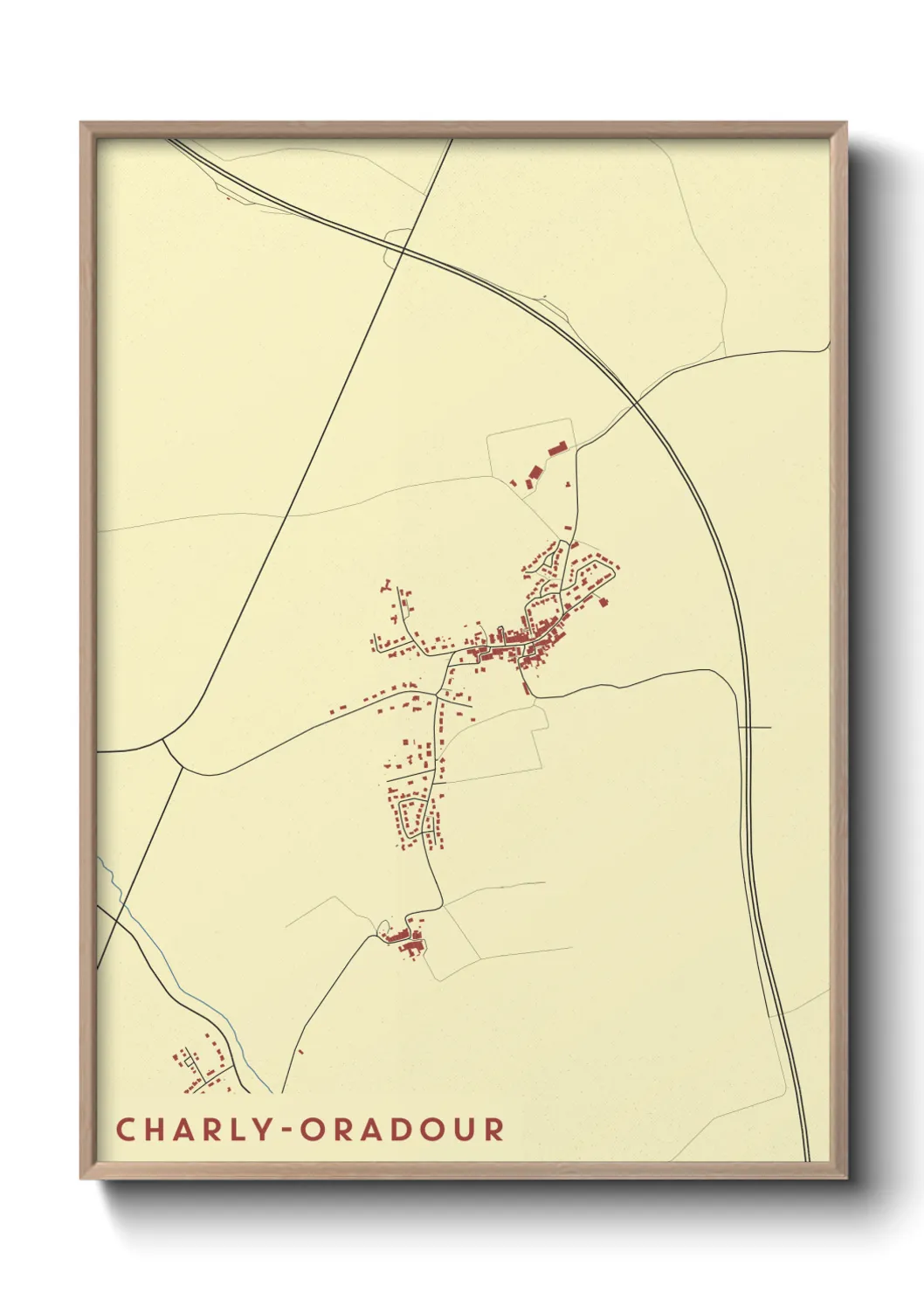 Un poster carteCharly-Oradour