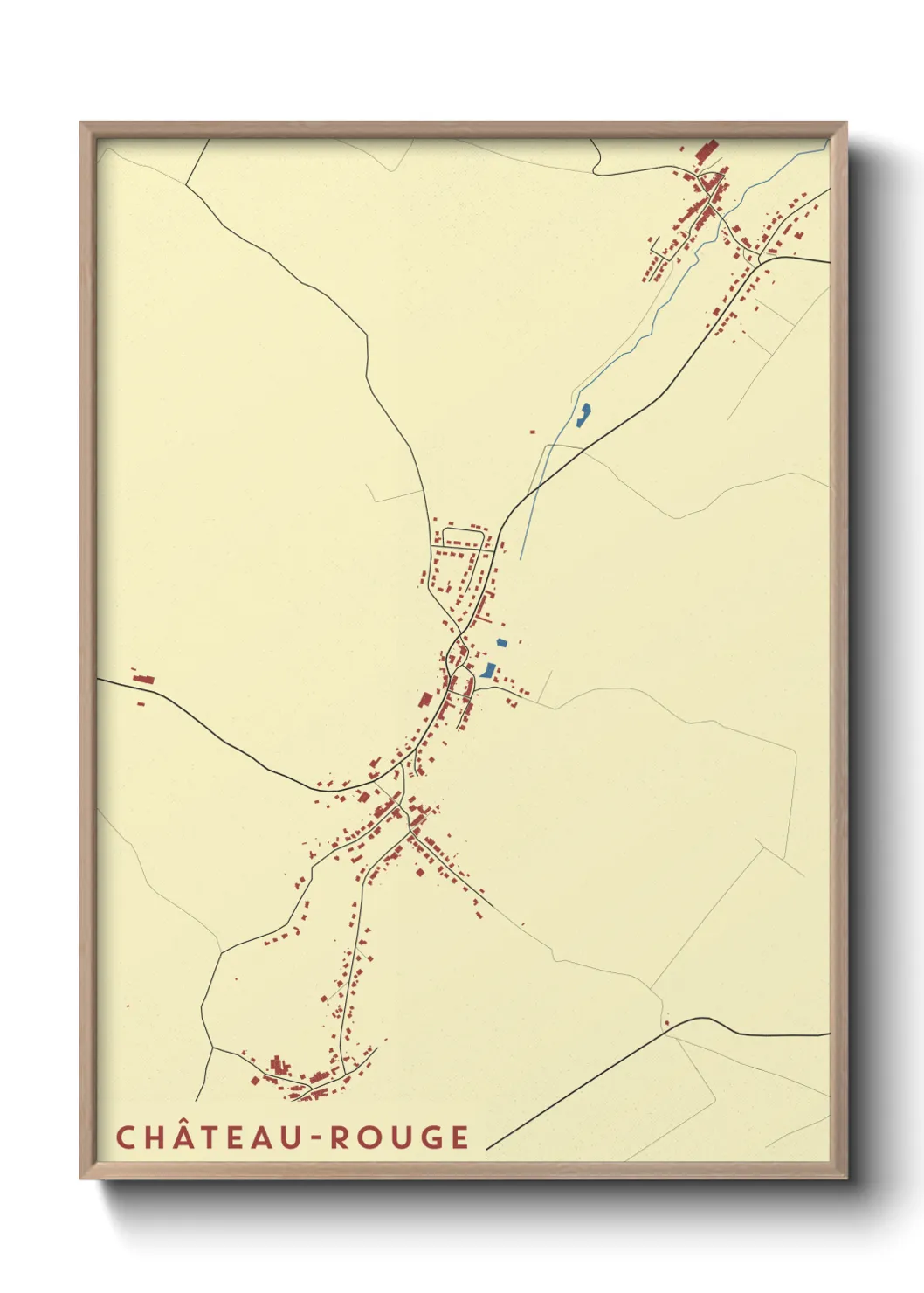 Un poster carteChâteau-Rouge