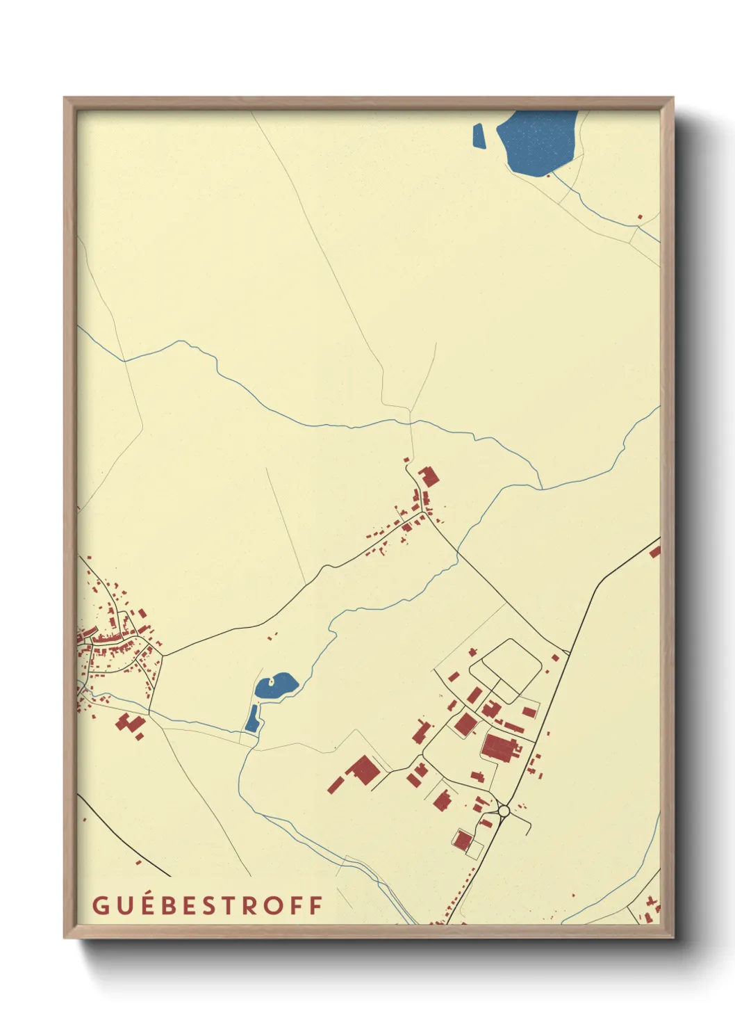 Un poster carteGuébestroff