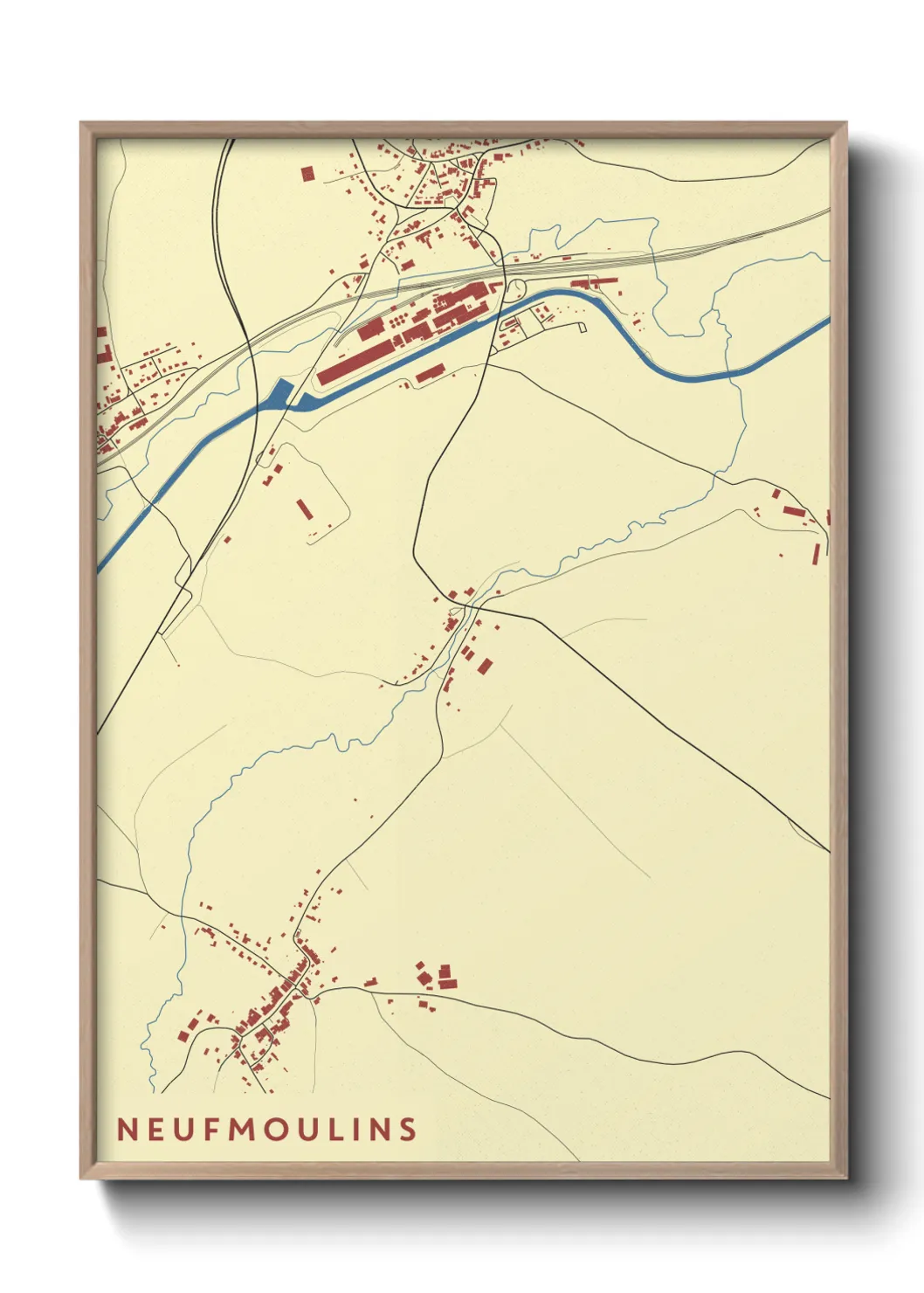 Un poster carteNeufmoulins