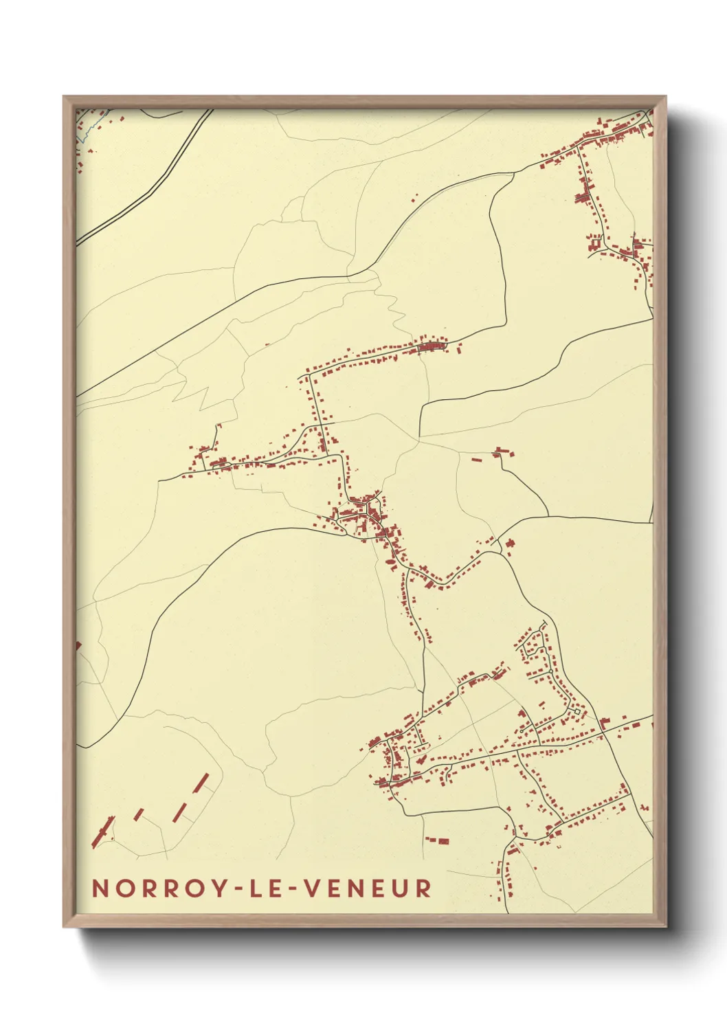 Un poster carteNorroy-le-Veneur