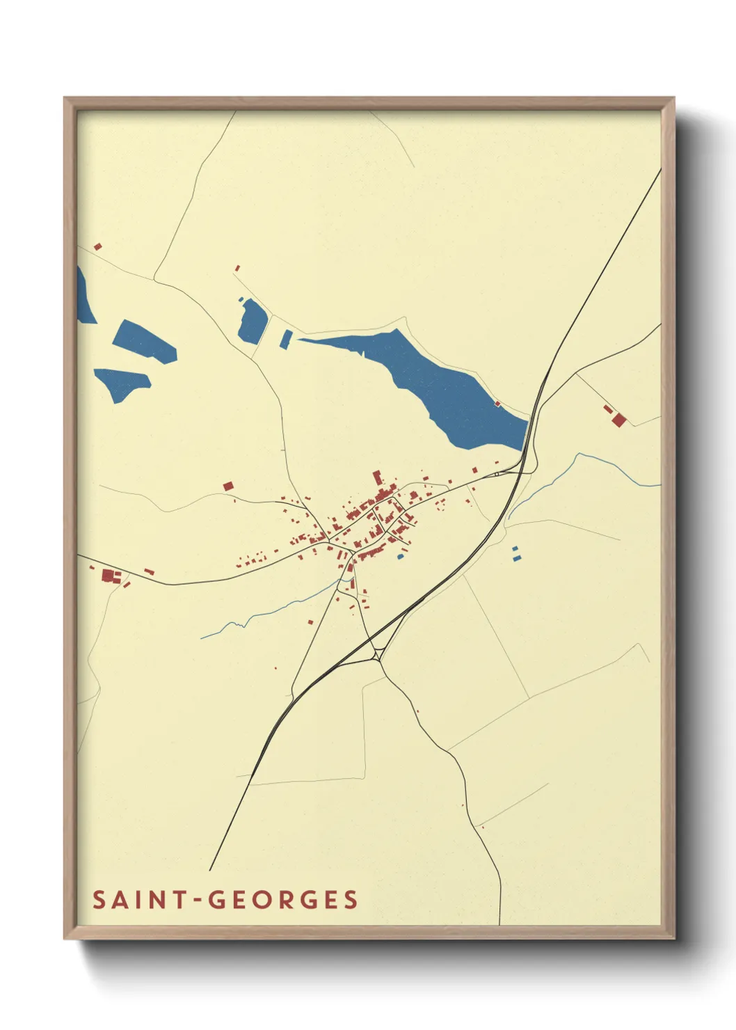 Un poster carteSaint-Georges