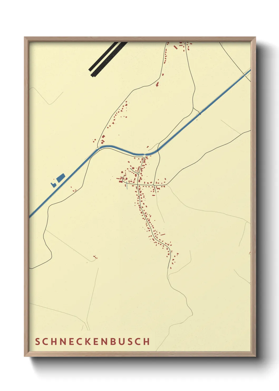Un poster carteSchneckenbusch
