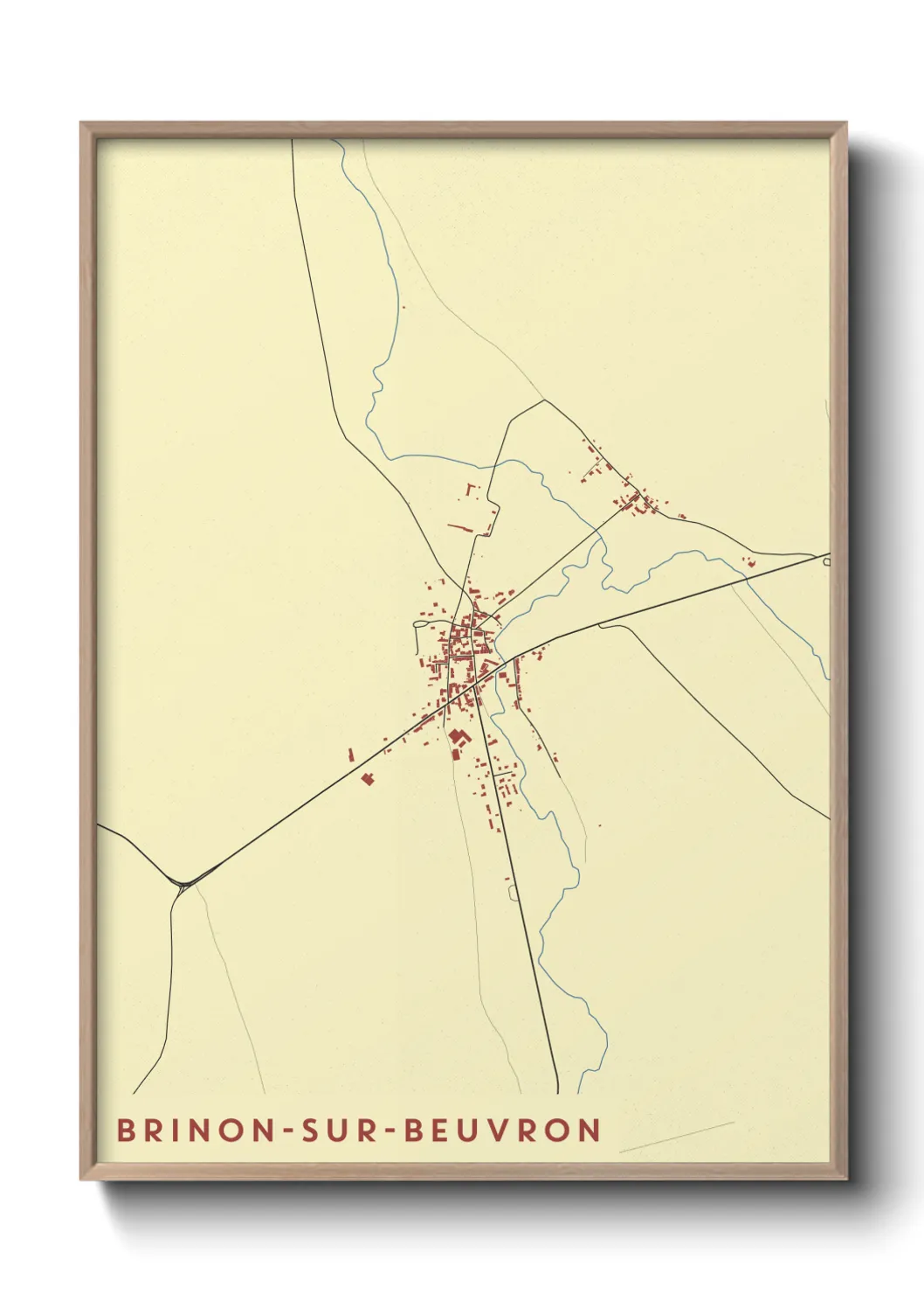 Un poster carteBrinon-sur-Beuvron