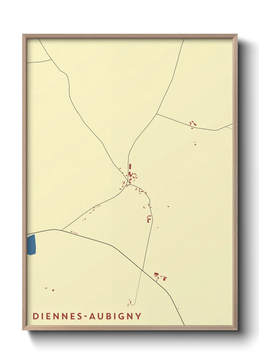 Un poster carteDiennes-Aubigny