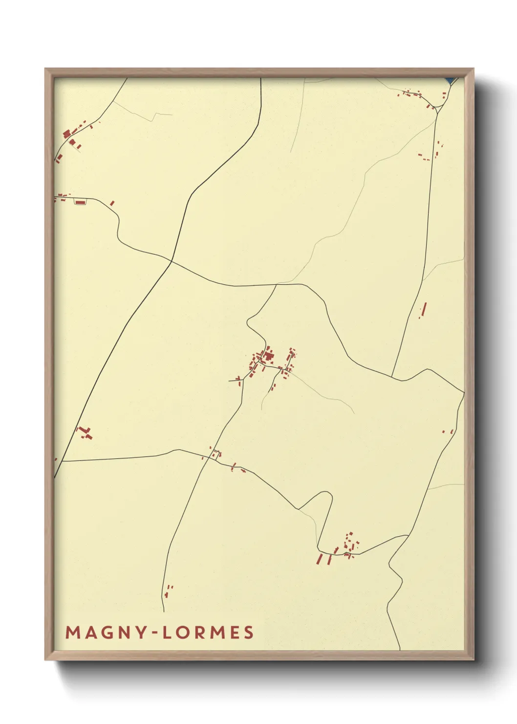 Un poster carteMagny-Lormes