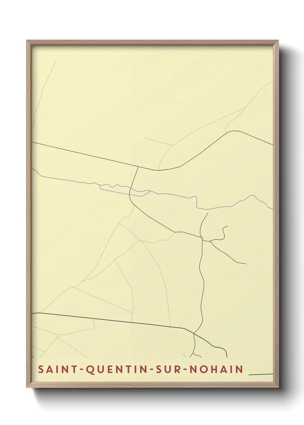 Un poster carteSaint-Quentin-sur-Nohain