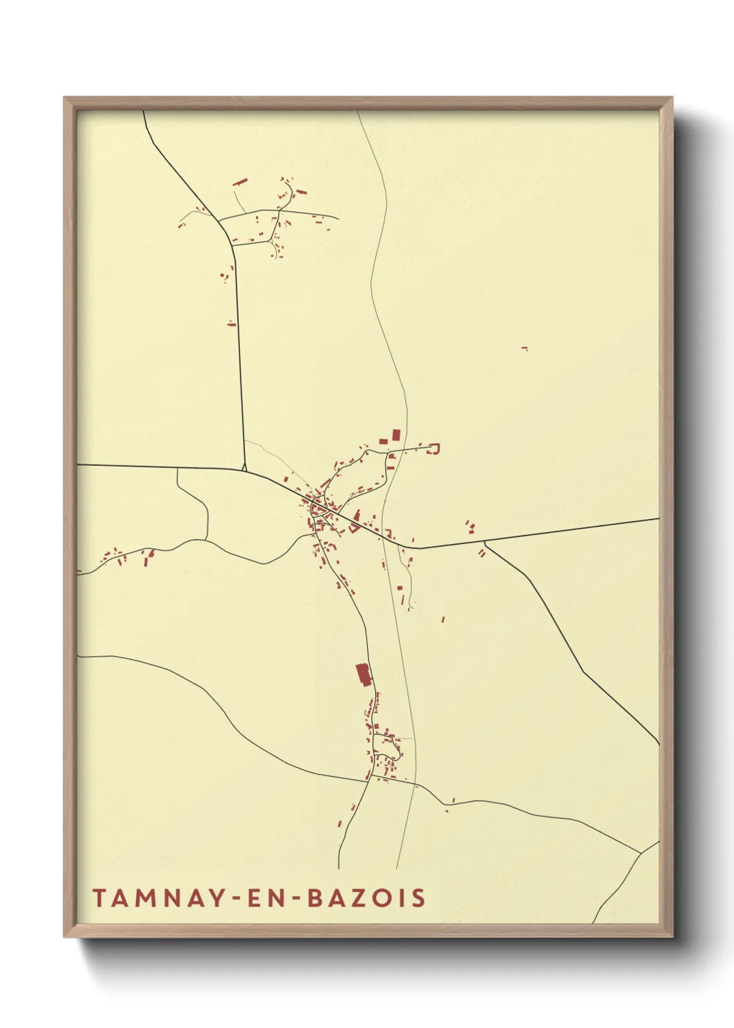 Un poster carteTamnay-en-Bazois
