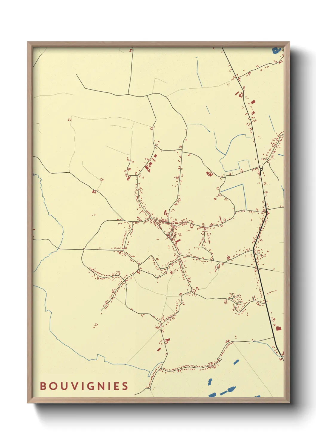 Un poster carteBouvignies