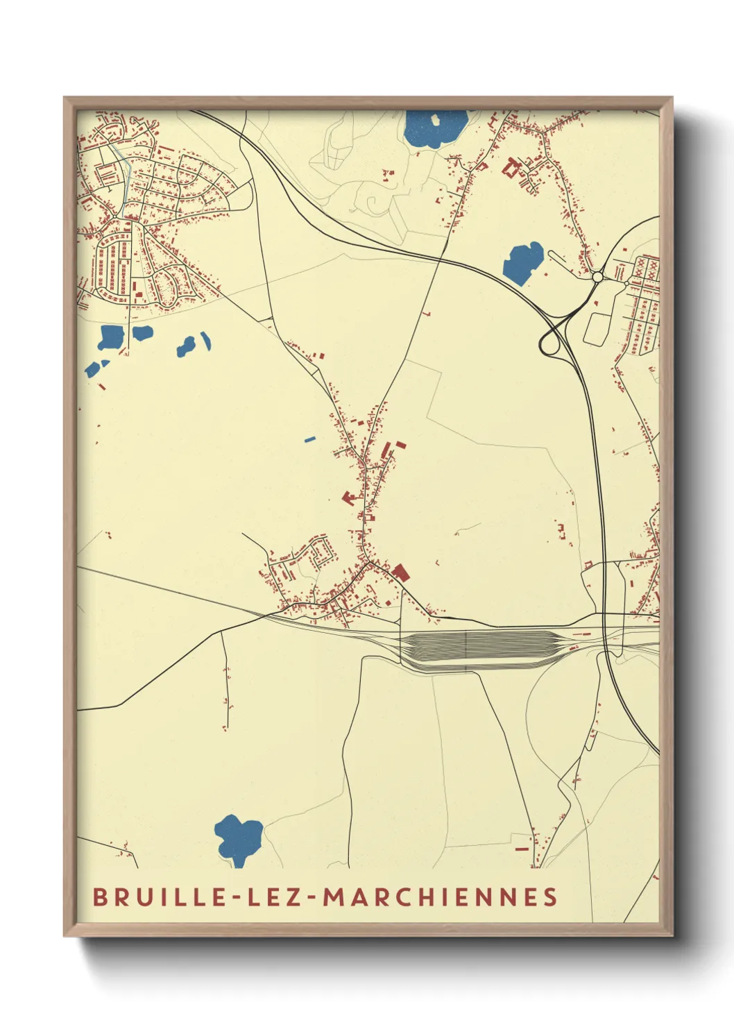 Un poster carteBruille-lez-Marchiennes