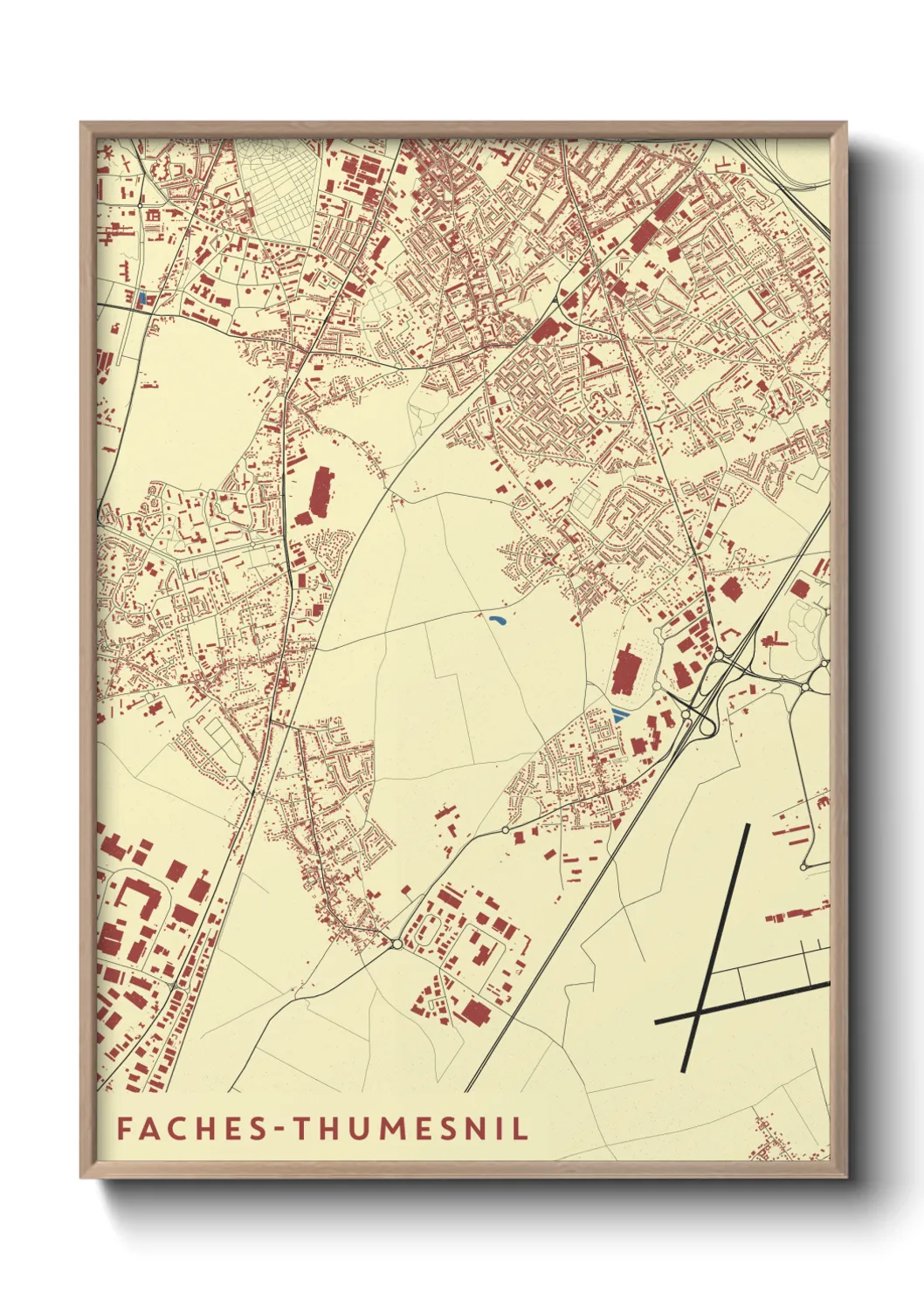 Un poster carteFaches-Thumesnil