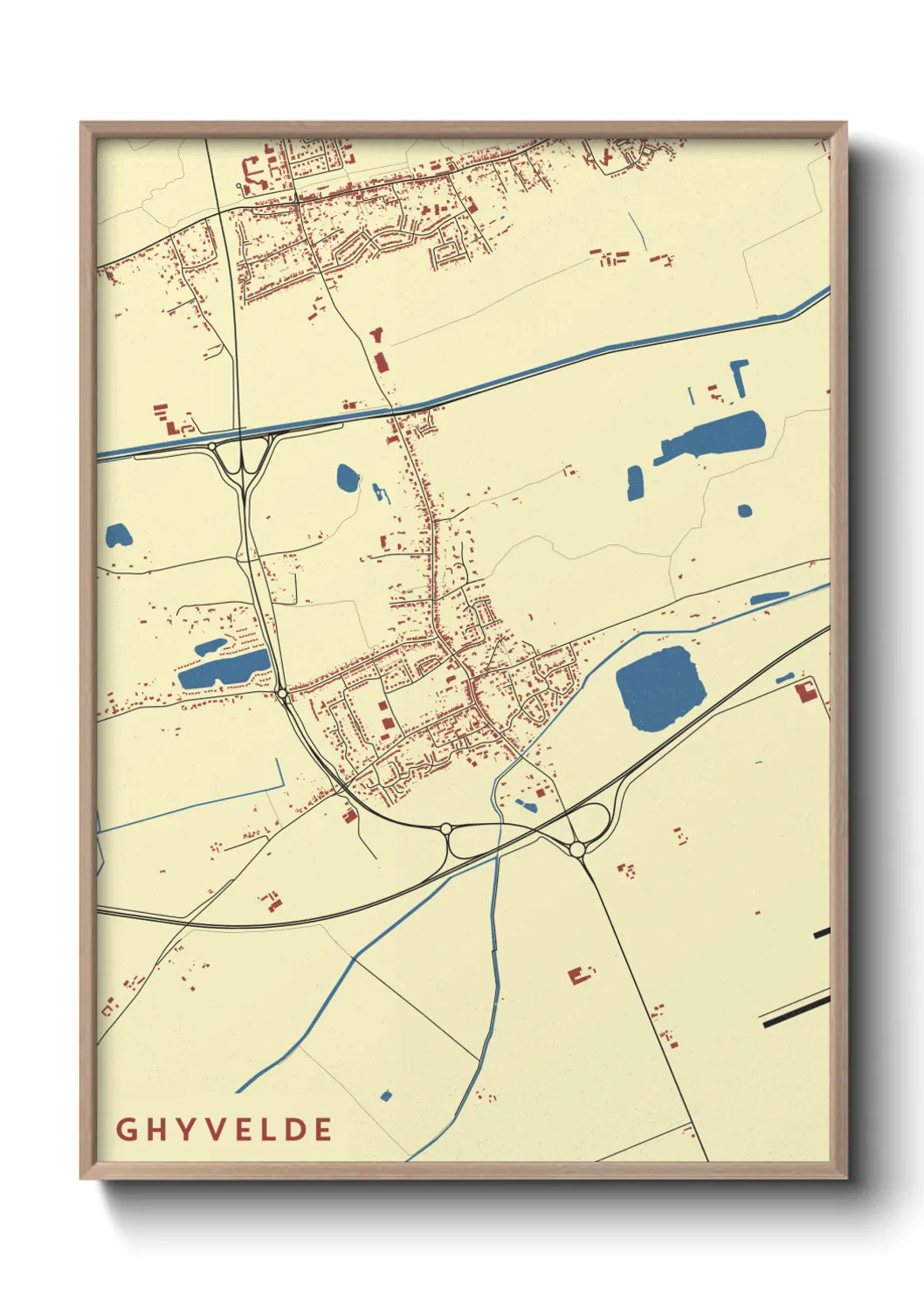 Un poster carteGhyvelde