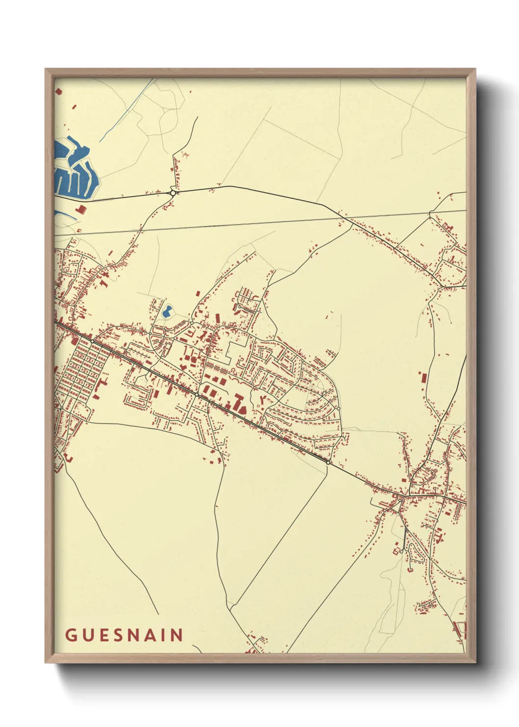 Un poster carteGuesnain