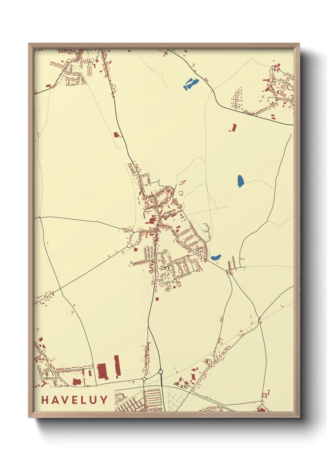 Une affiche de carte sur Haveluy