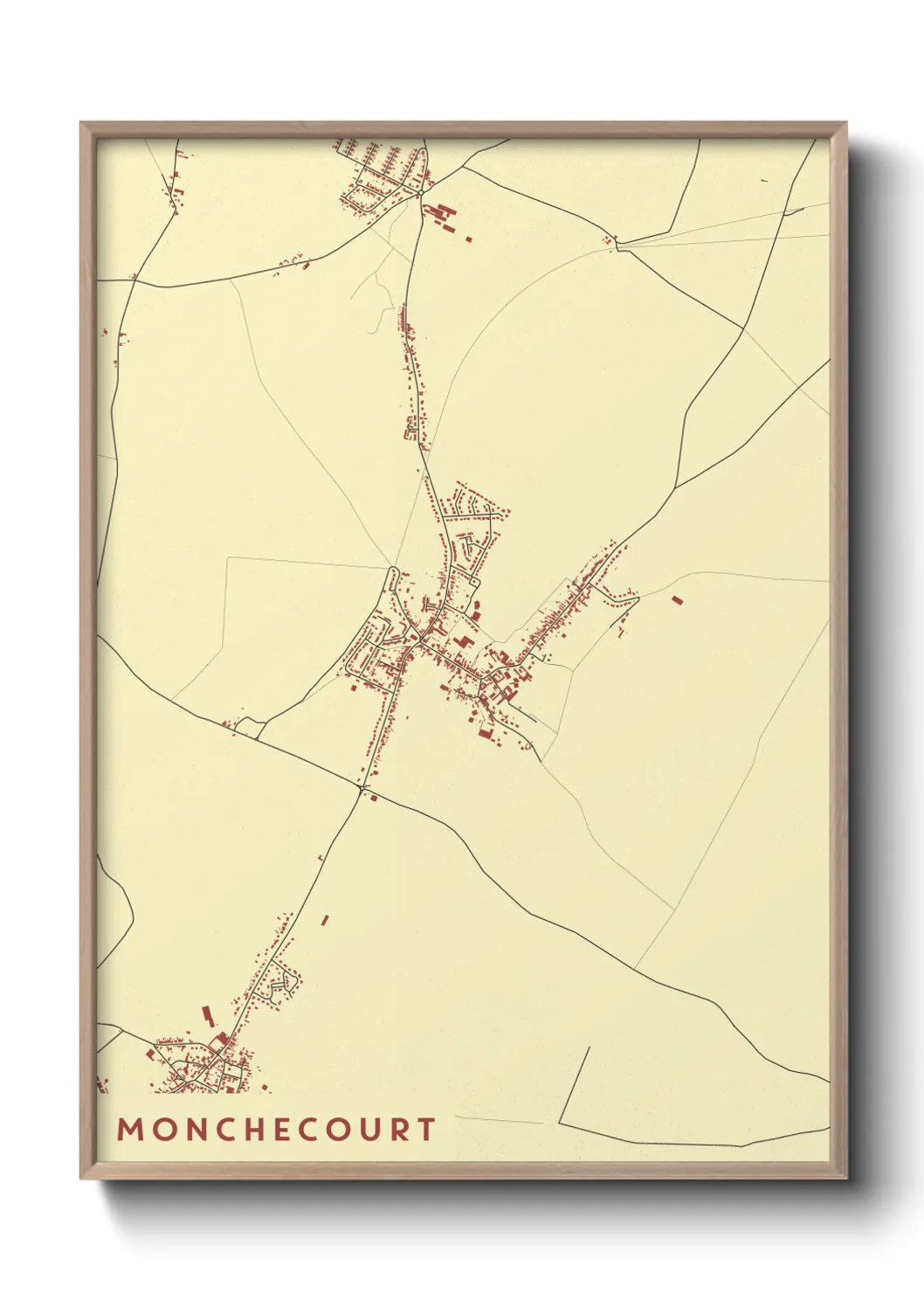 Un poster carteMonchecourt