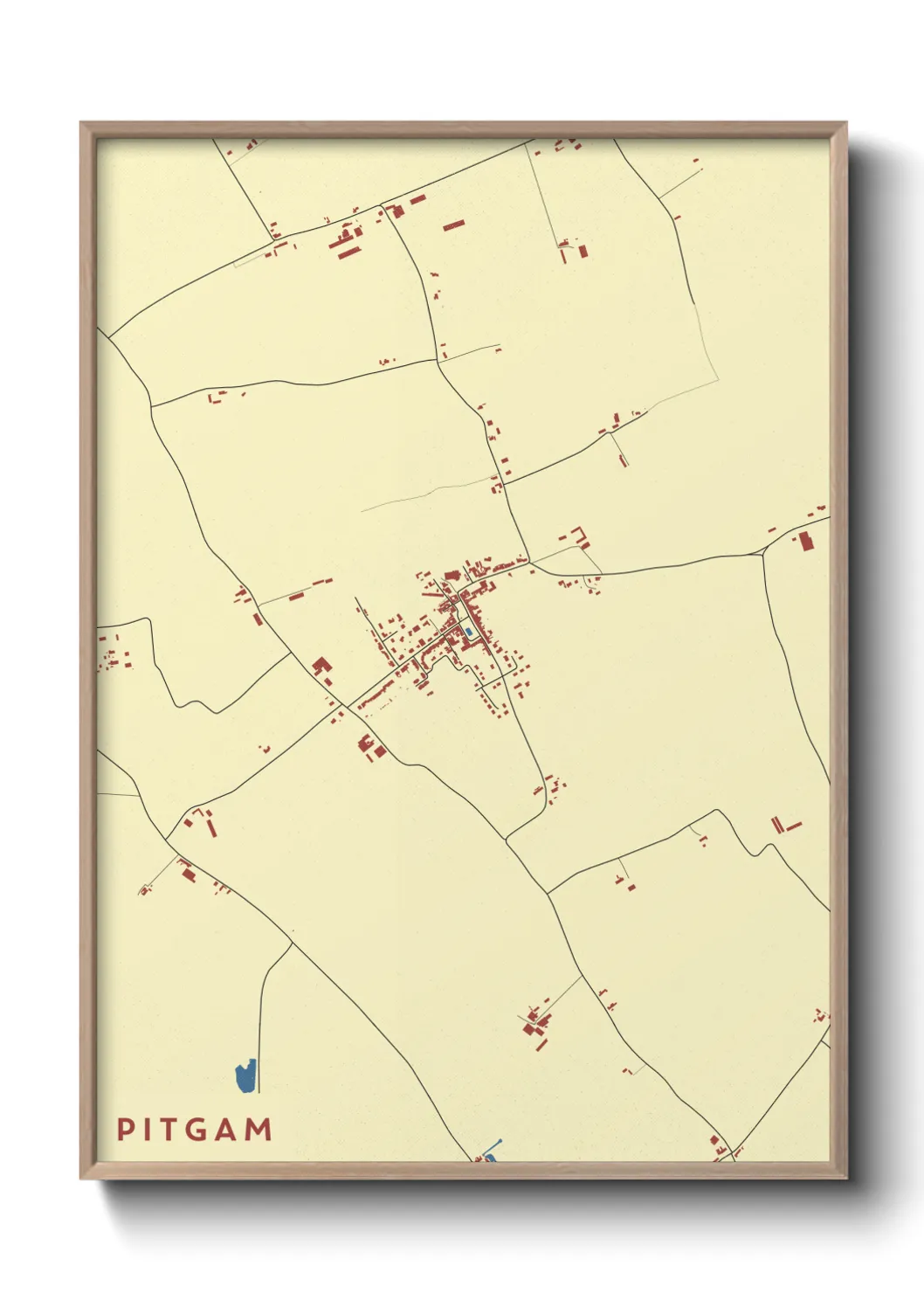 Une affiche de carte sur Pitgam