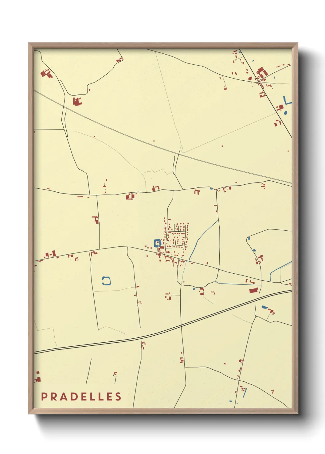 Un poster cartePradelles