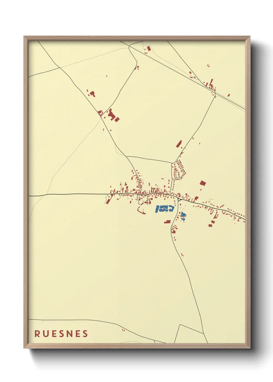 Un poster carteRuesnes