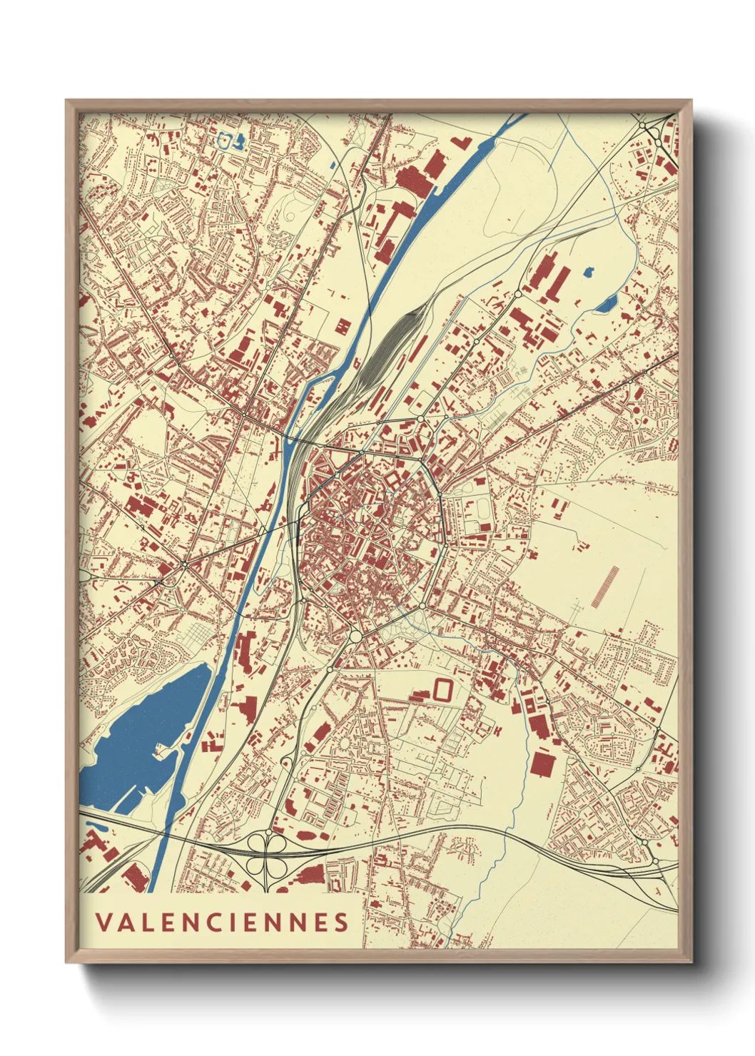 Un poster carteValenciennes