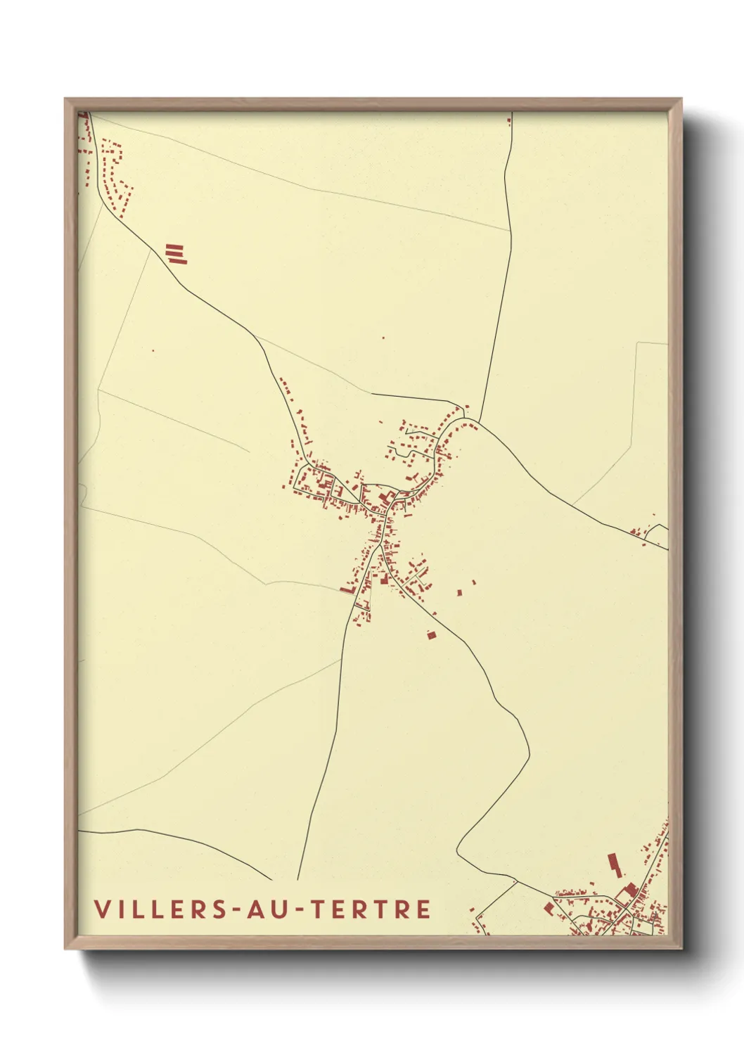 Un poster carteVillers-au-Tertre