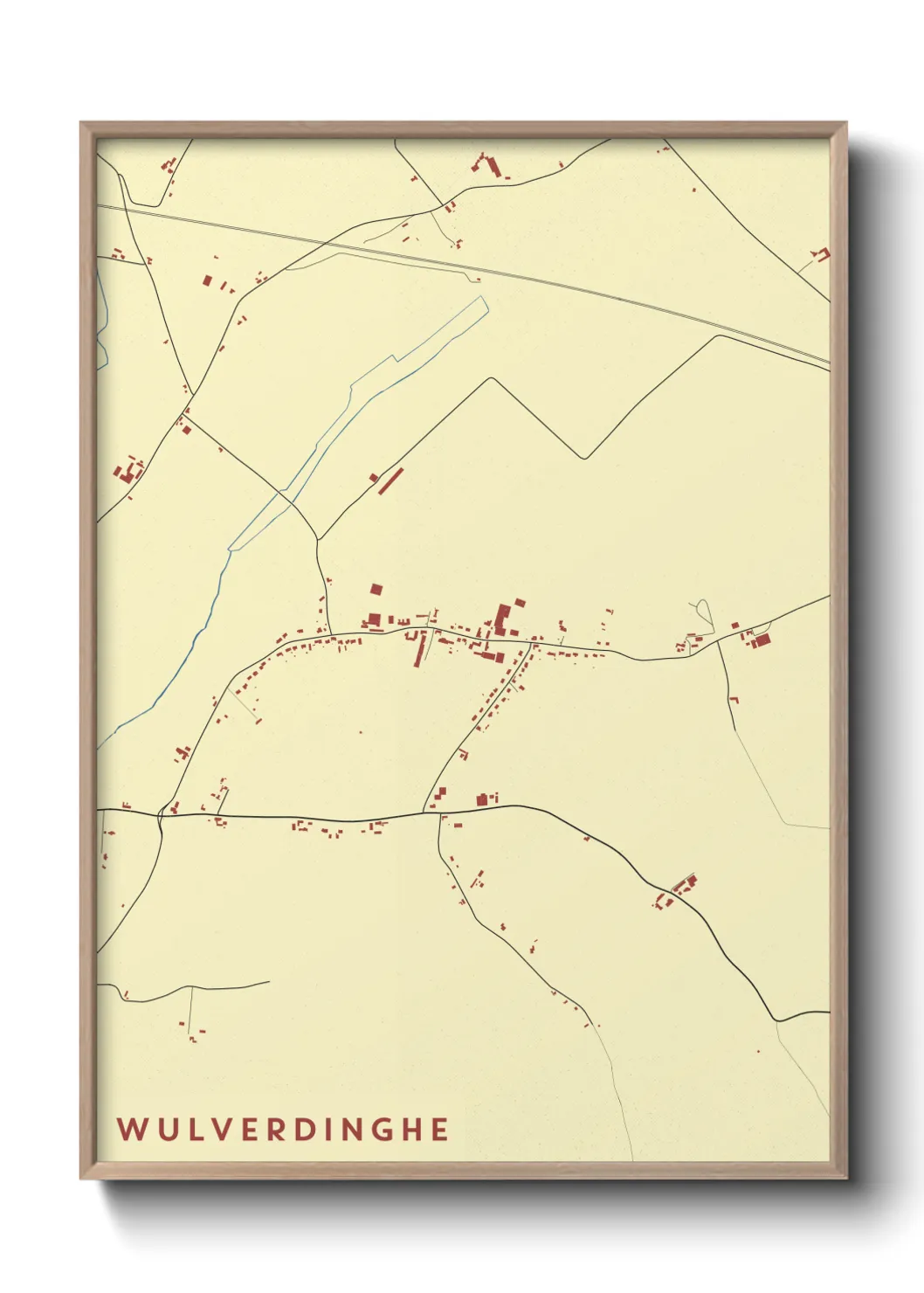 Un poster carteWulverdinghe