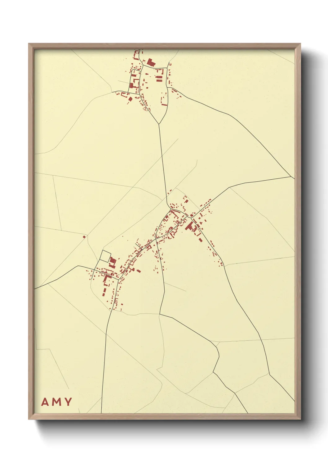 Une affiche de carte sur Amy