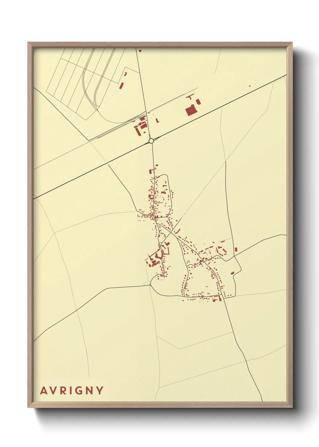 Un poster carteAvrigny