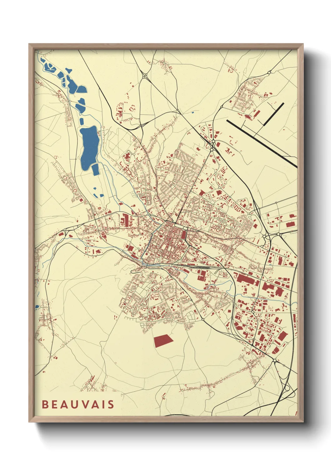 Un poster carteBeauvais