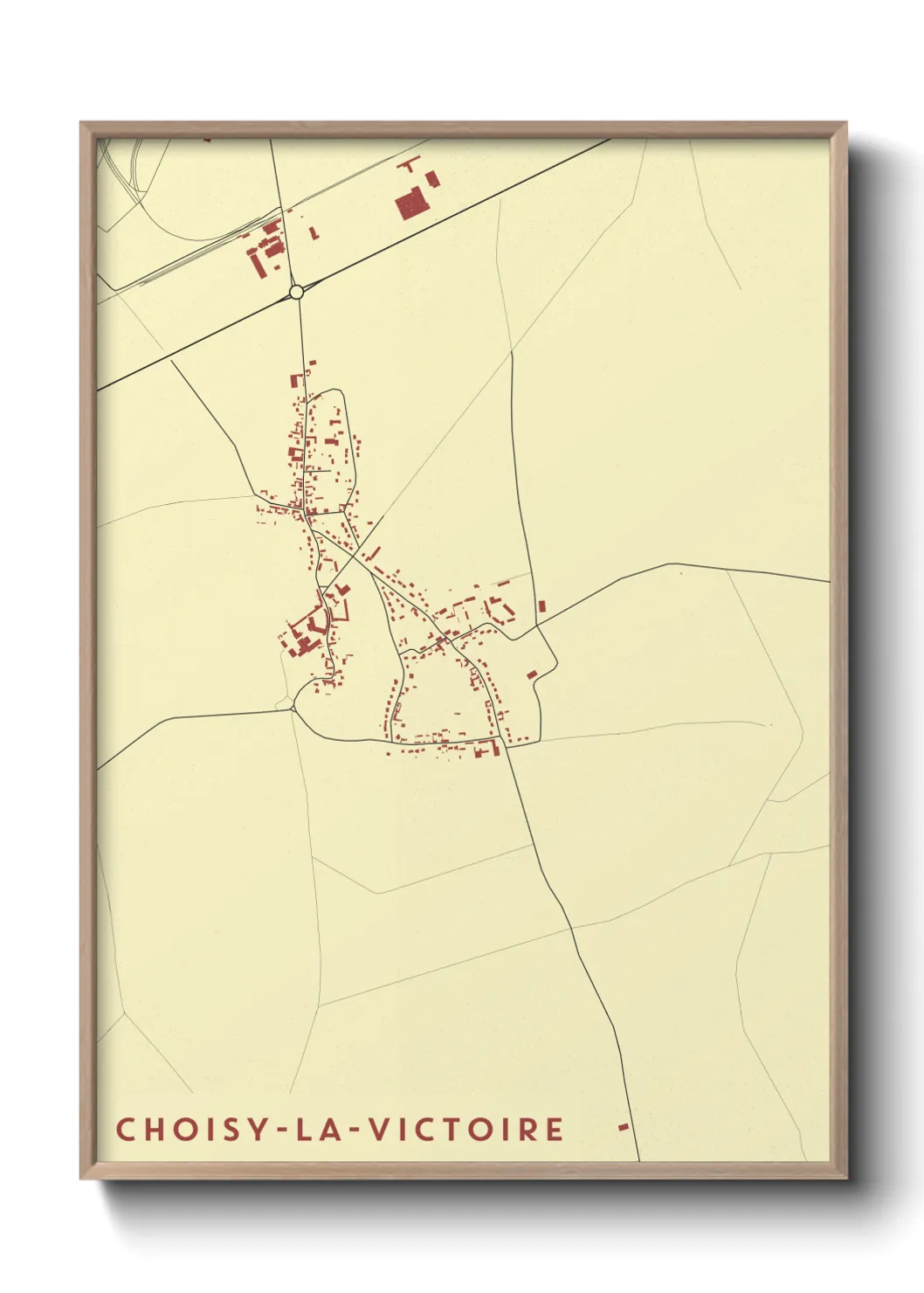 Un poster carteChoisy-la-Victoire
