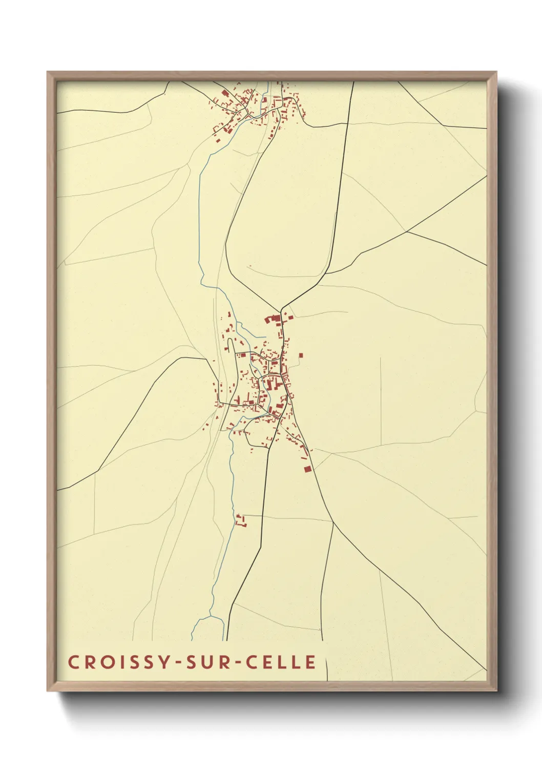 Un poster carteCroissy-sur-Celle