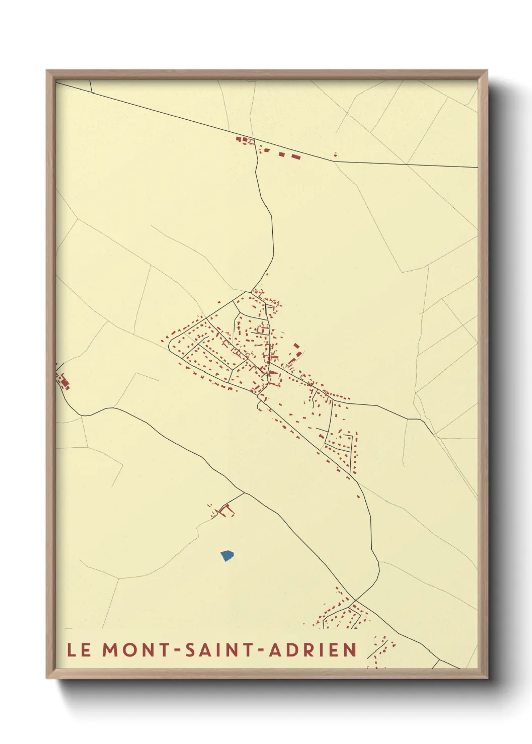 Un poster carteLe Mont-Saint-Adrien