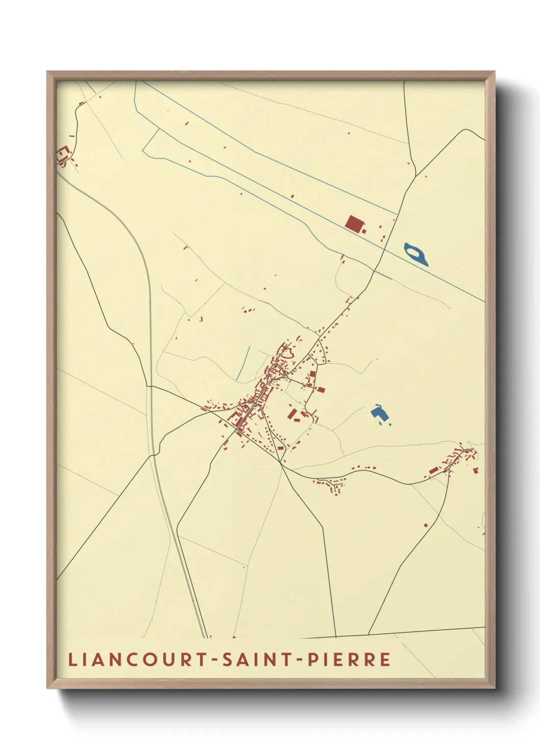 Un poster carteLiancourt-Saint-Pierre