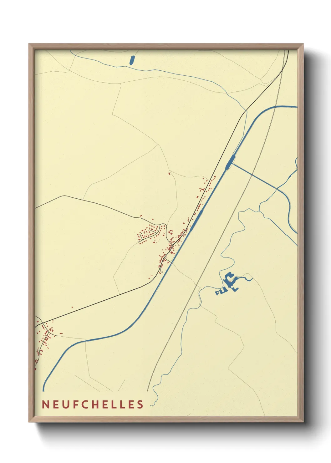 Un poster carteNeufchelles