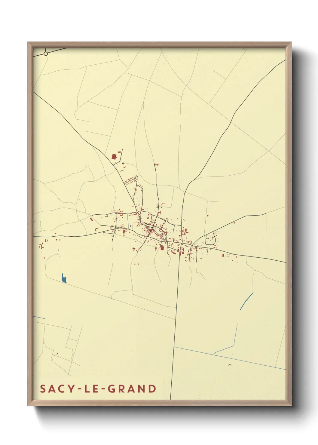 Un poster carteSacy-le-Grand