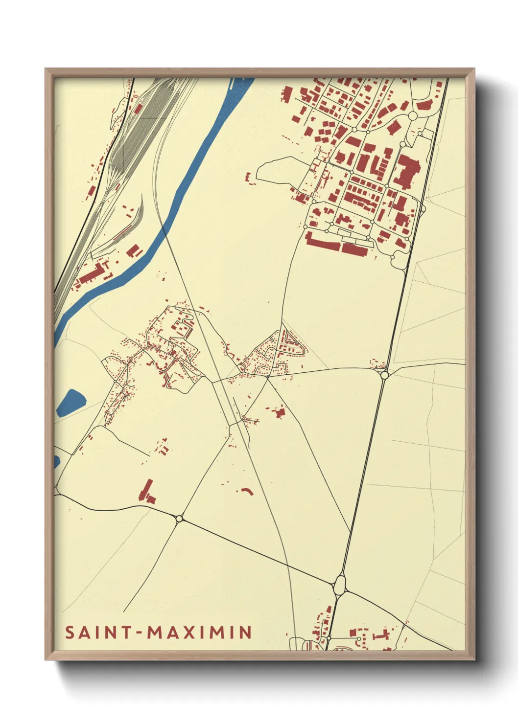 Un poster carteSaint-Maximin