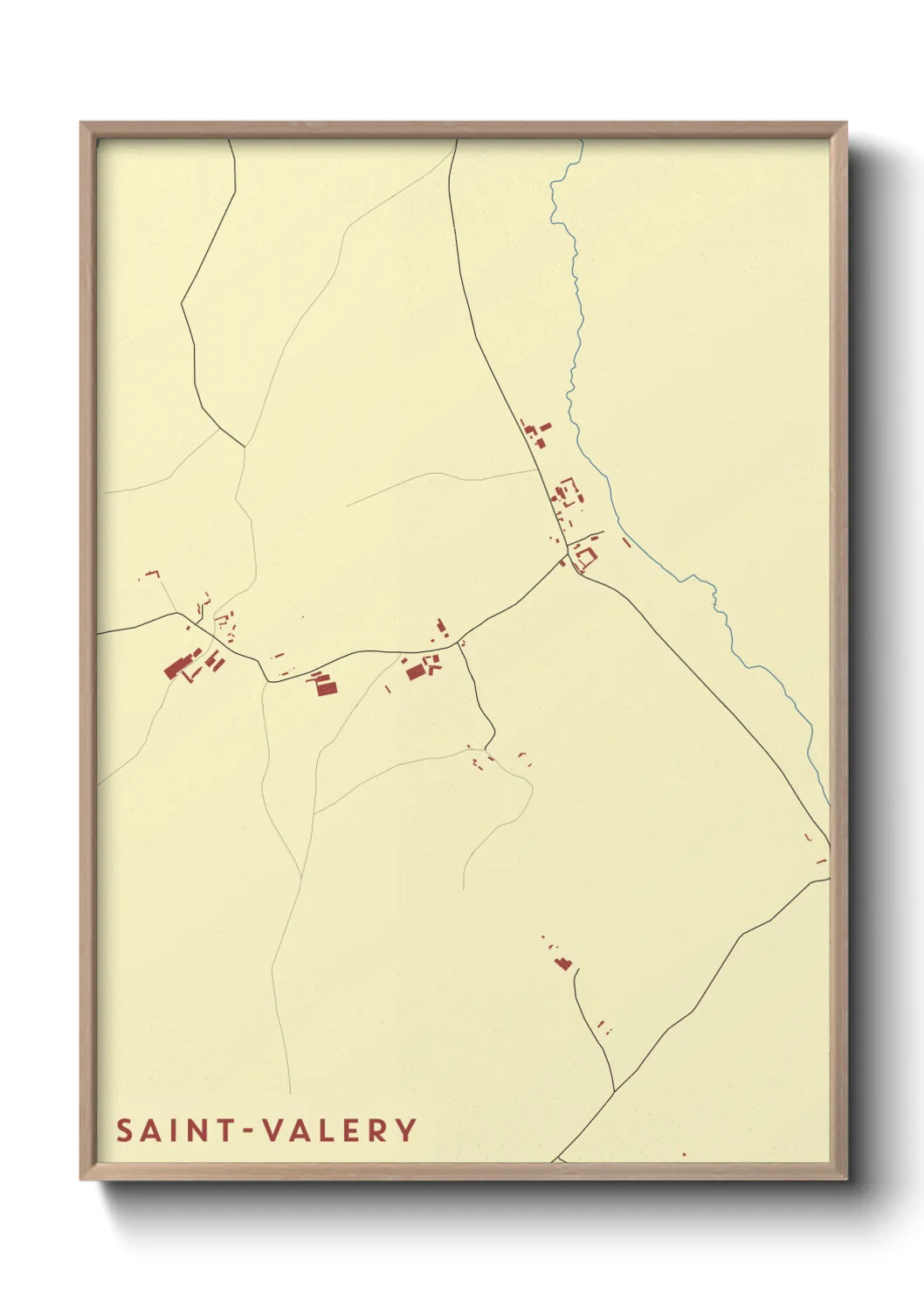 Un poster carteSaint-Valery