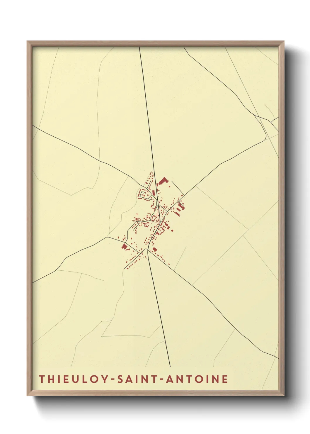 Un poster carteThieuloy-Saint-Antoine