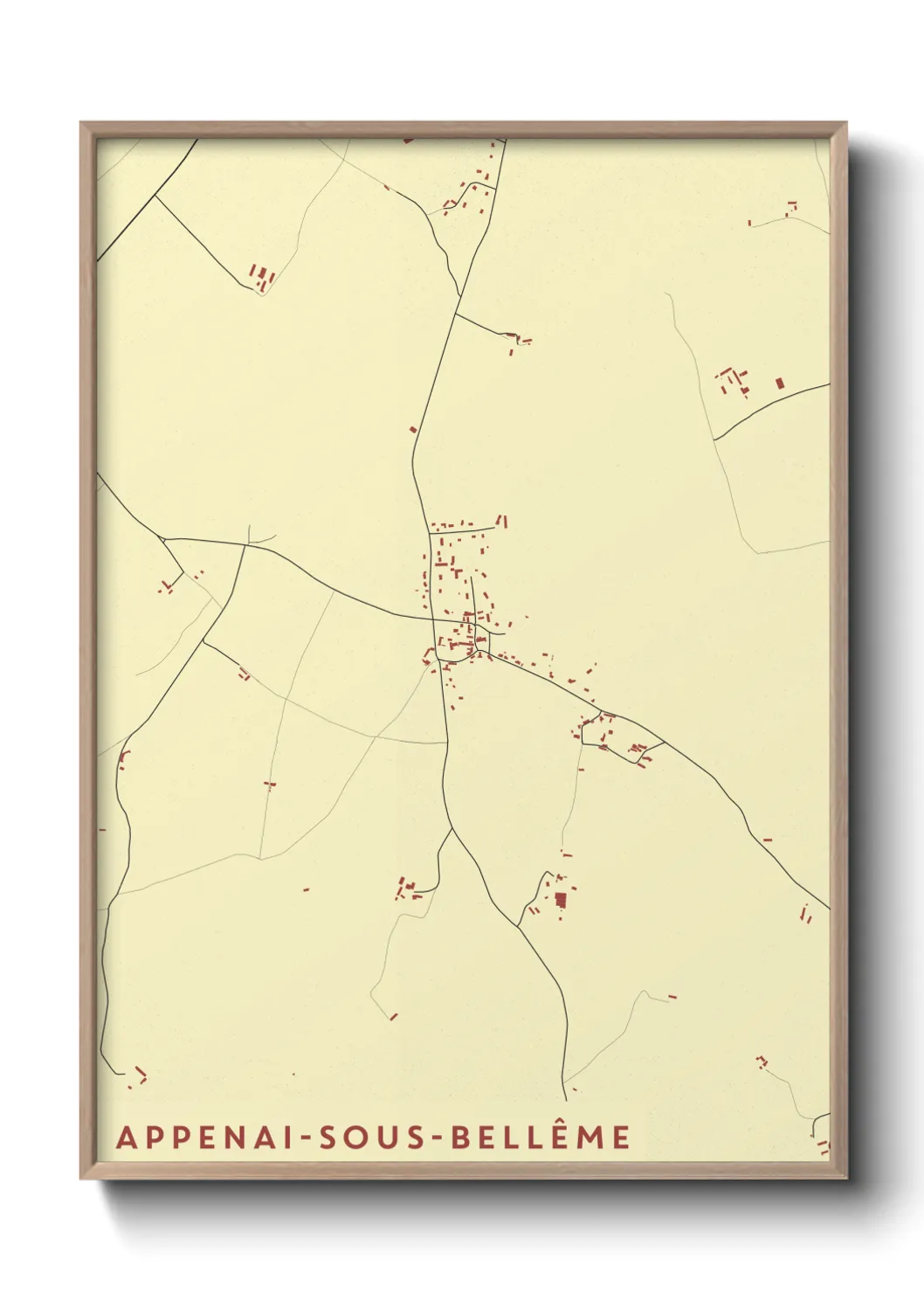 Un poster carteAppenai-sous-Bellême
