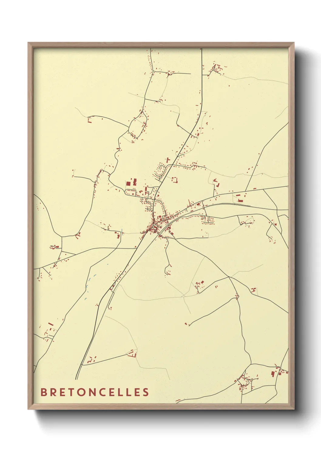 Un poster carteBretoncelles