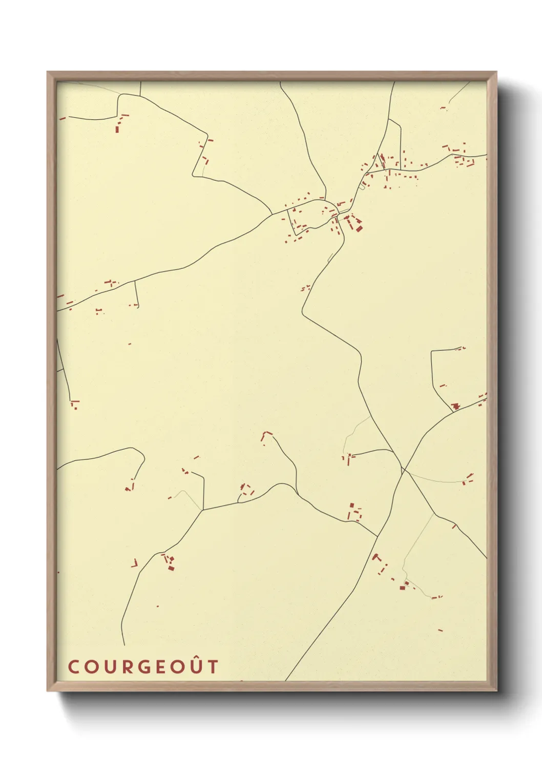 Un poster carteCourgeoût