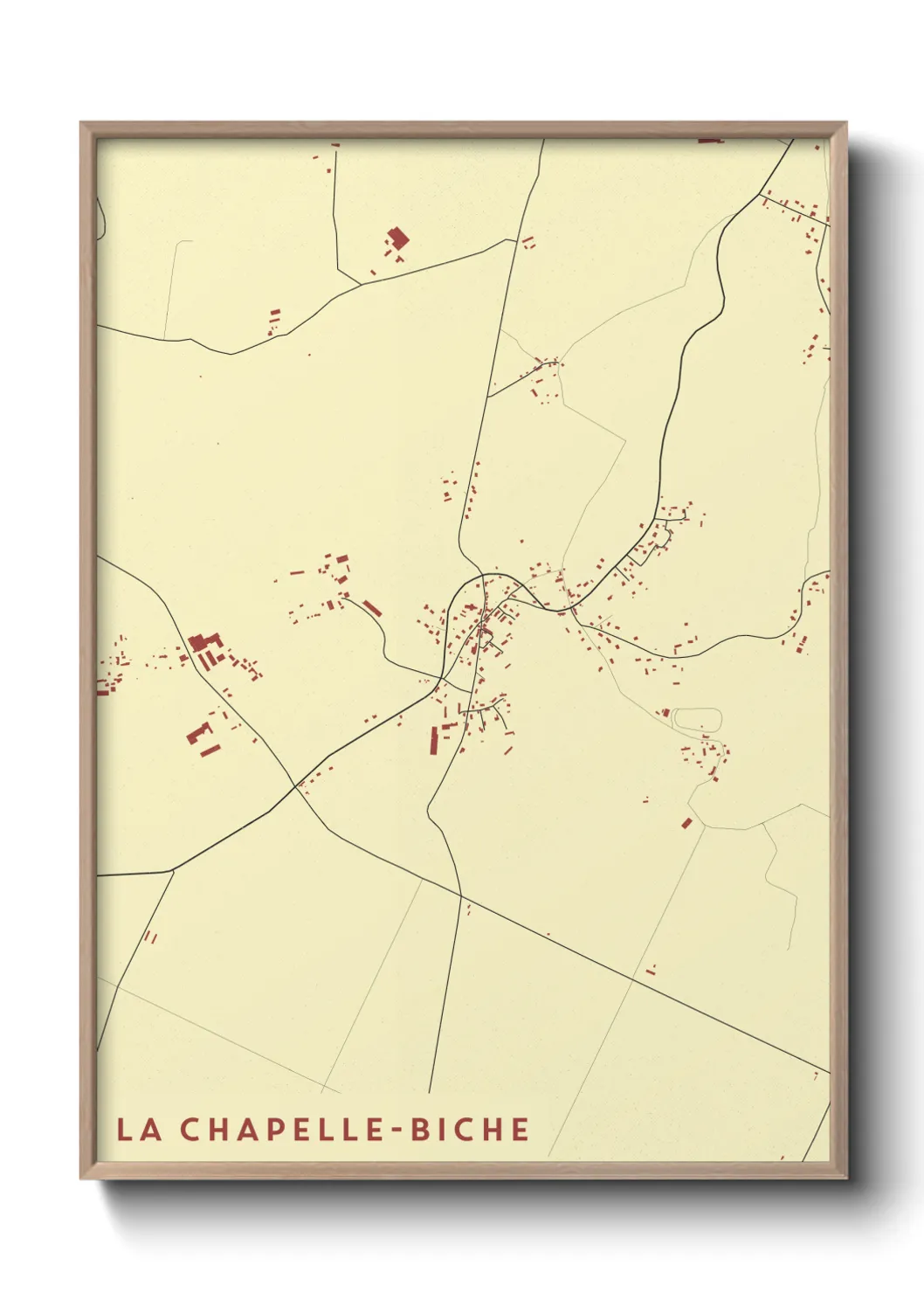 Un poster carteLa Chapelle-Biche