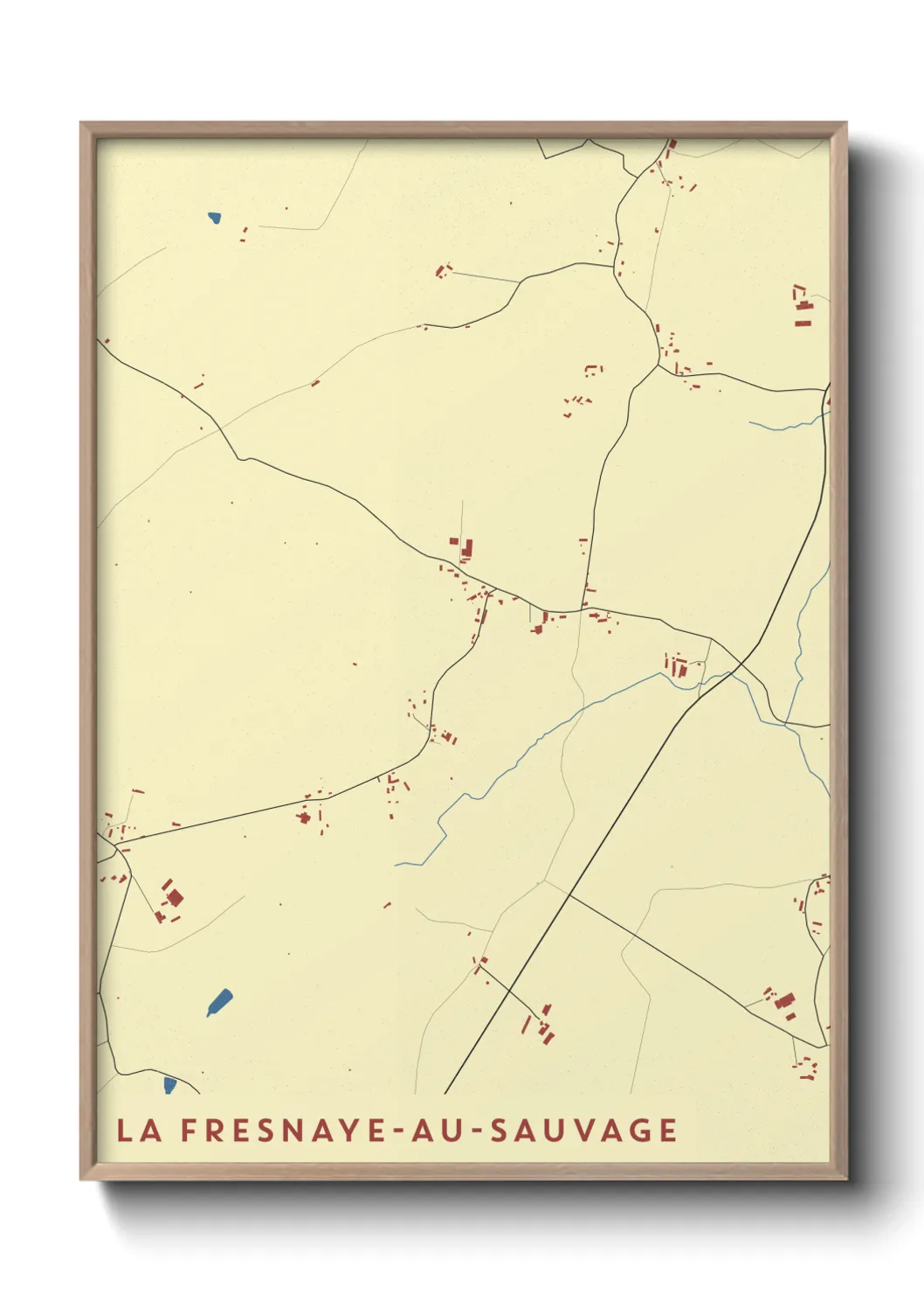 Un poster carteLa Fresnaye-au-Sauvage