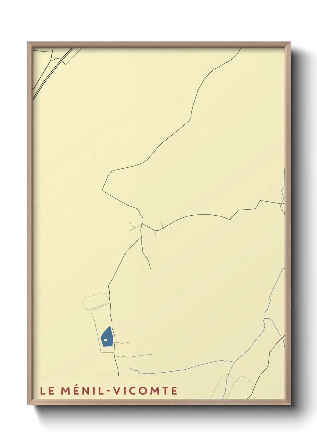 Un poster carteLe Ménil-Vicomte