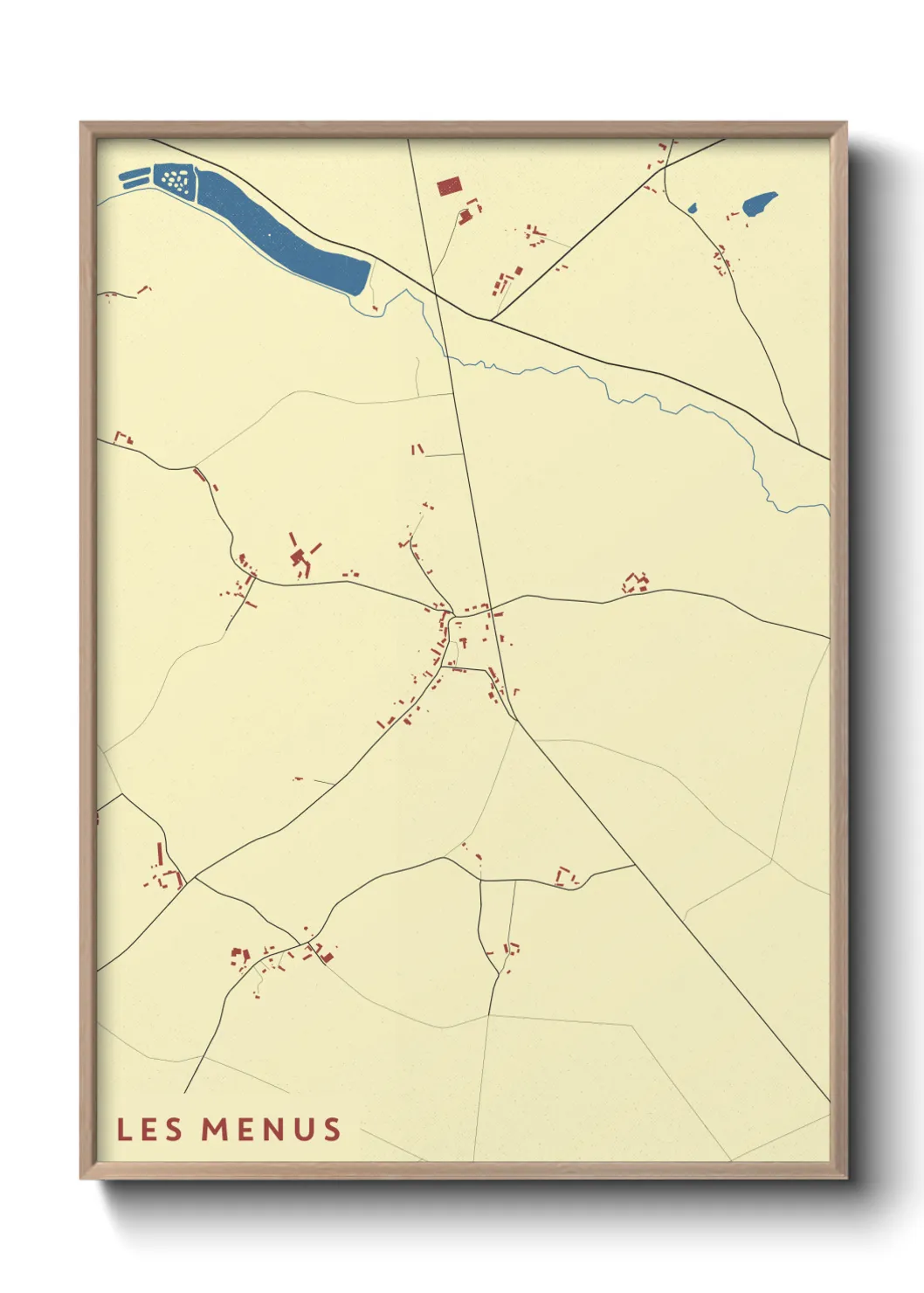 Un poster carteLes Menus