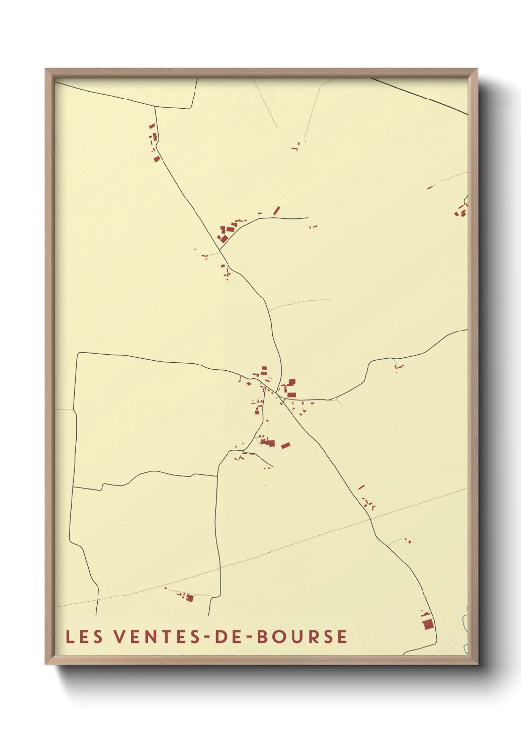 Un poster carteLes Ventes-de-Bourse