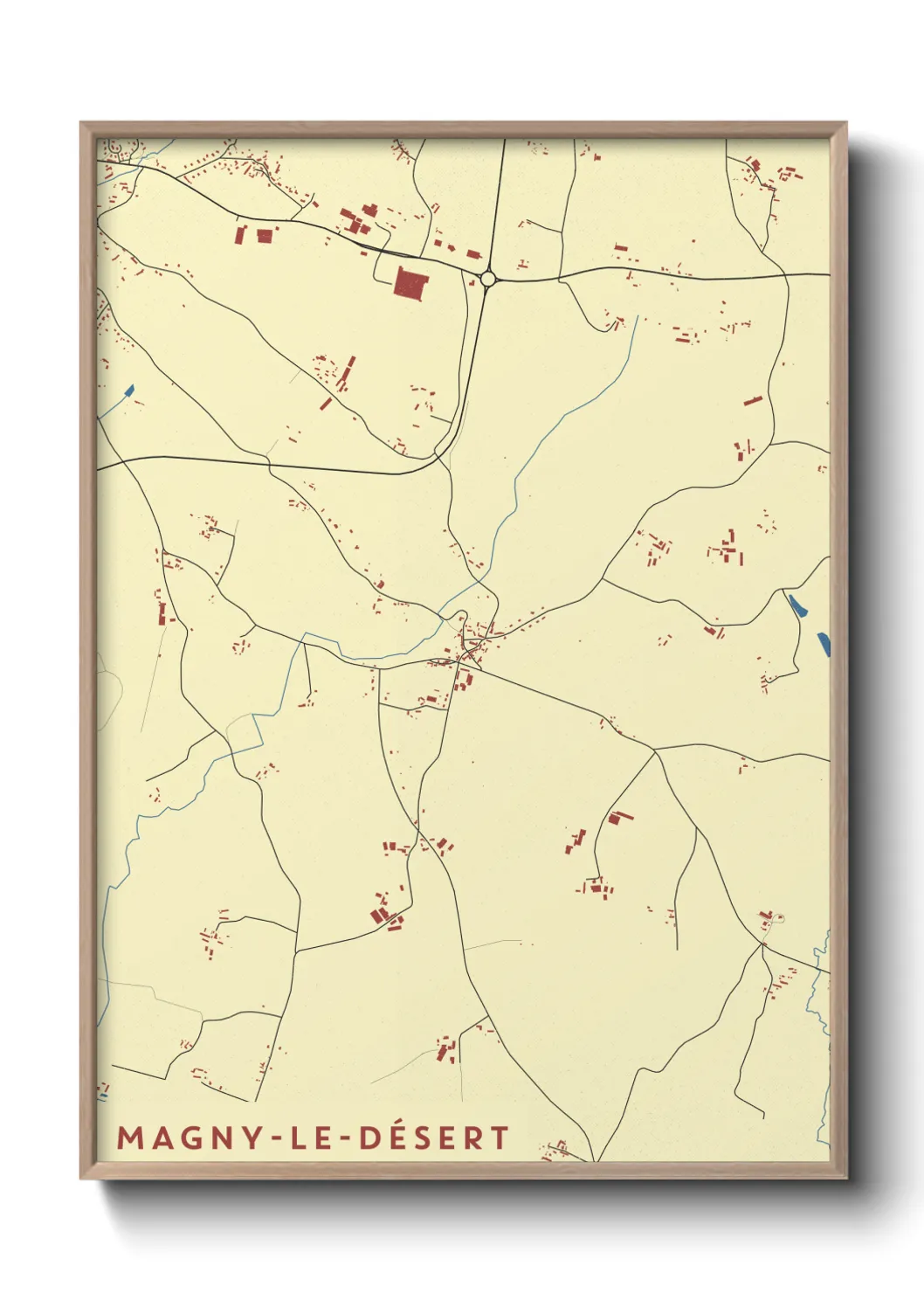 Un poster carteMagny-le-Désert