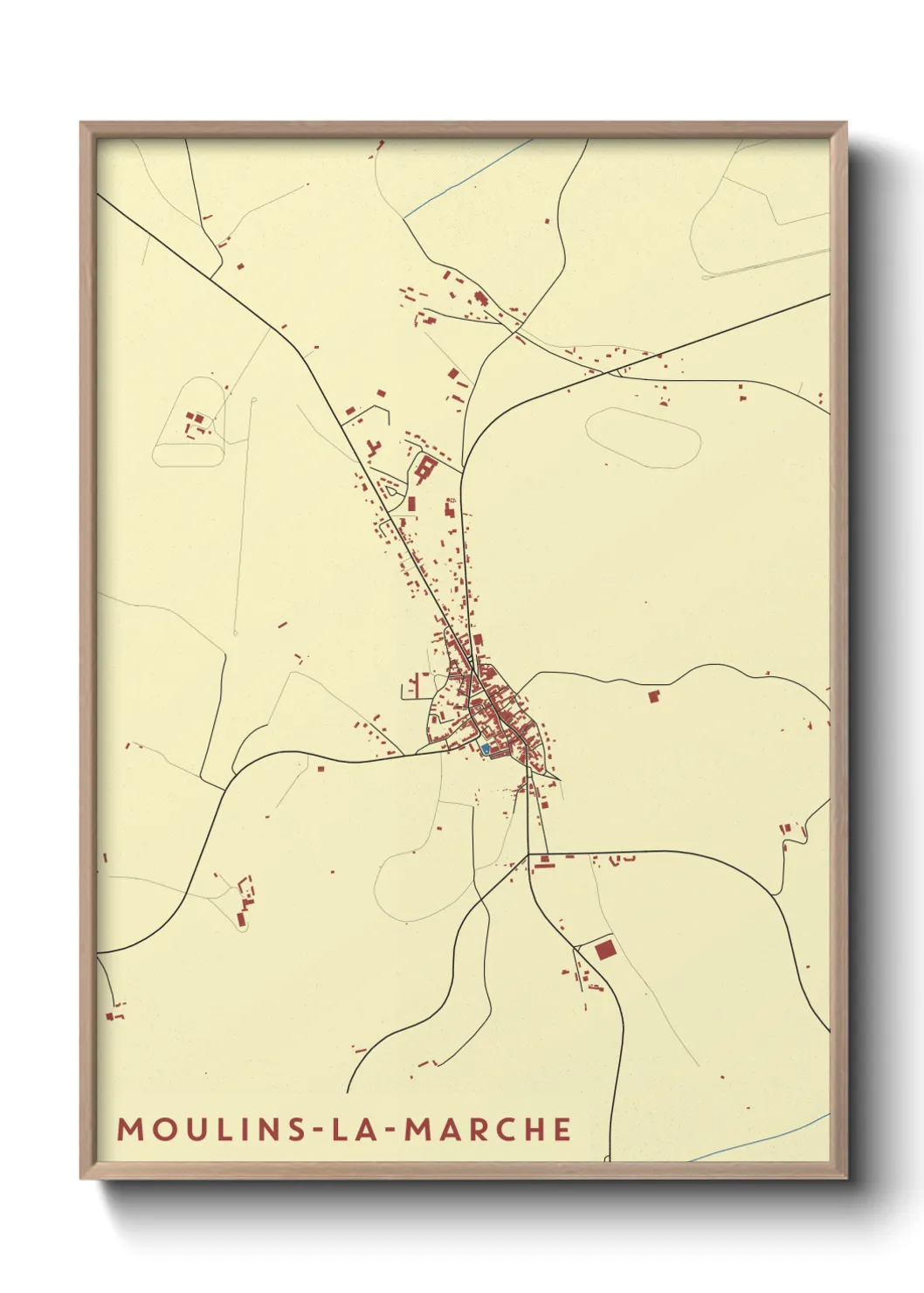 Un poster carteMoulins-la-Marche