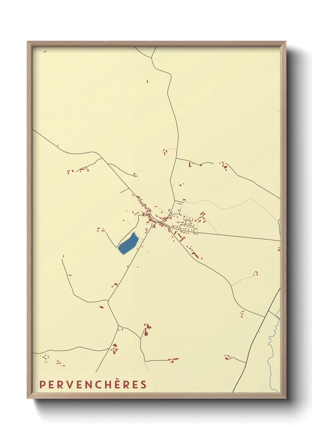 Un poster cartePervenchères