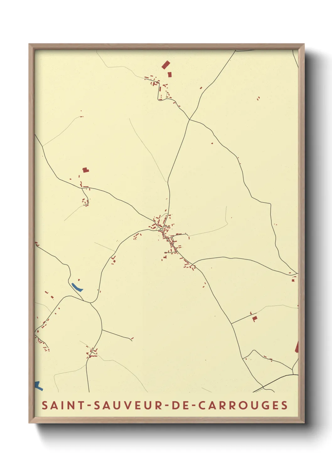 Un poster carteSaint-Sauveur-de-Carrouges