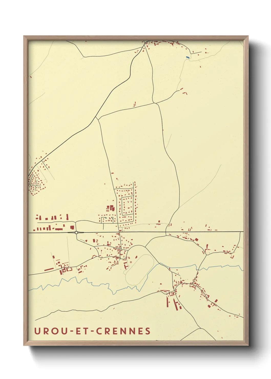Un poster carteUrou-et-Crennes
